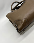 Coach Brown Pebbled Leather Mercer Satchel Bag 37575