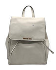 Michael Kors Optic White Pebbled Leather Ginger Backpack