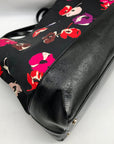 Kate Spade Black Nylon Floral Poppy Print Tote bag