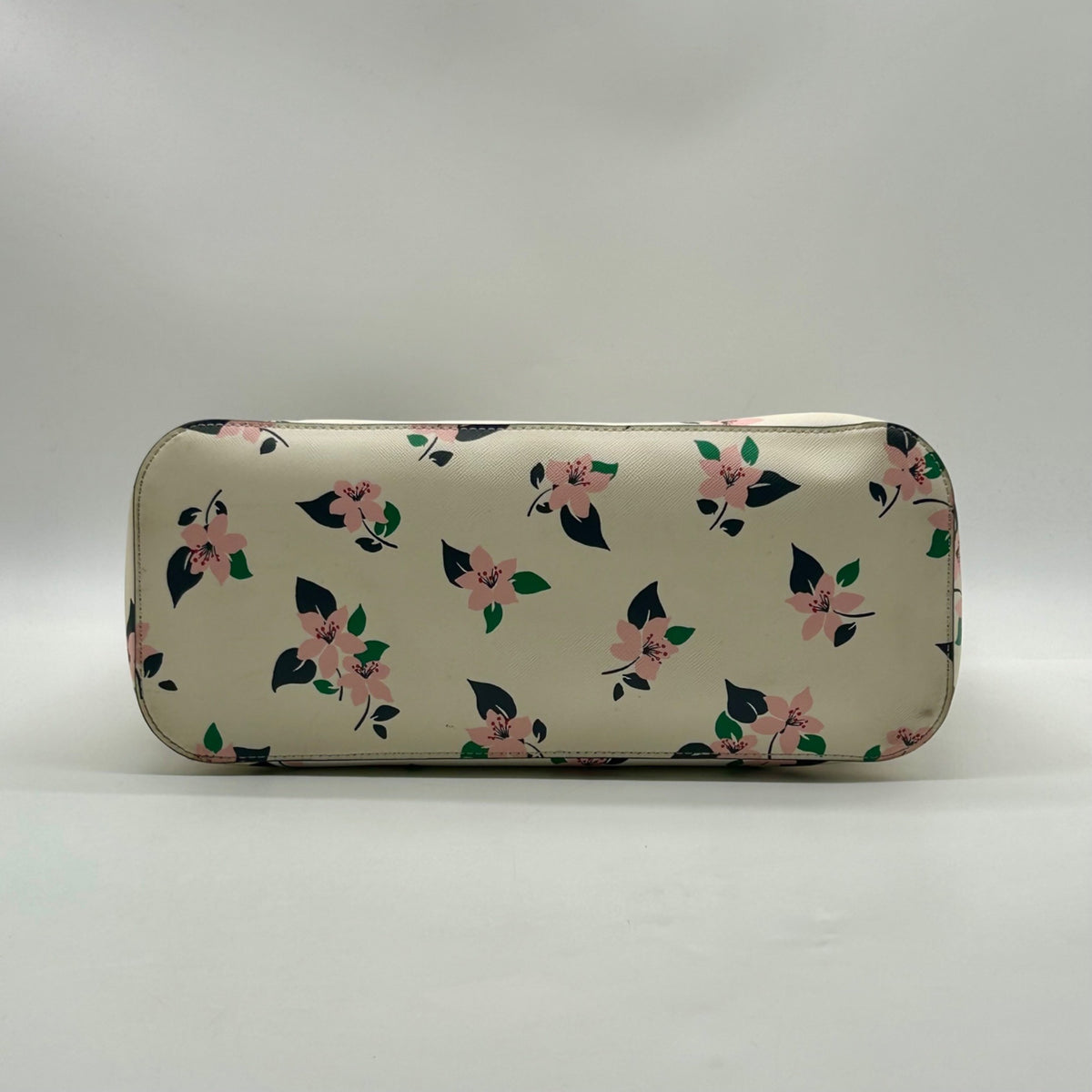 Kate Spade Cream Floral Saffiano Leather Tote Bag