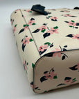 Kate Spade Cream Floral Saffiano Leather Tote Bag