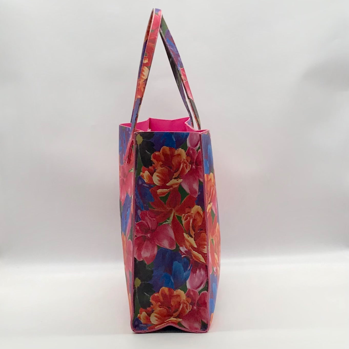 The Icon Tote Pink Floral Print Tote bag