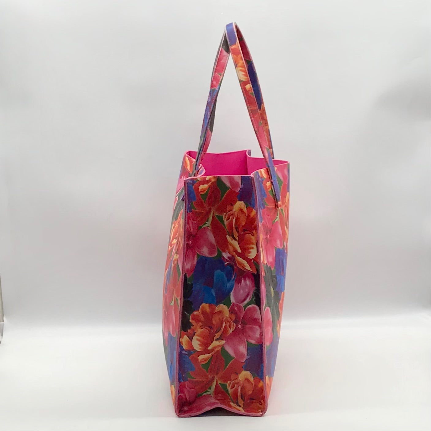 The Icon Tote Pink Floral Print Tote bag