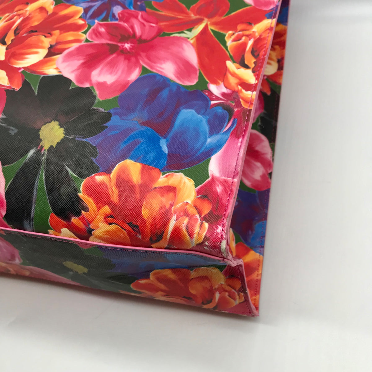 The Icon Tote Pink Floral Print Tote bag