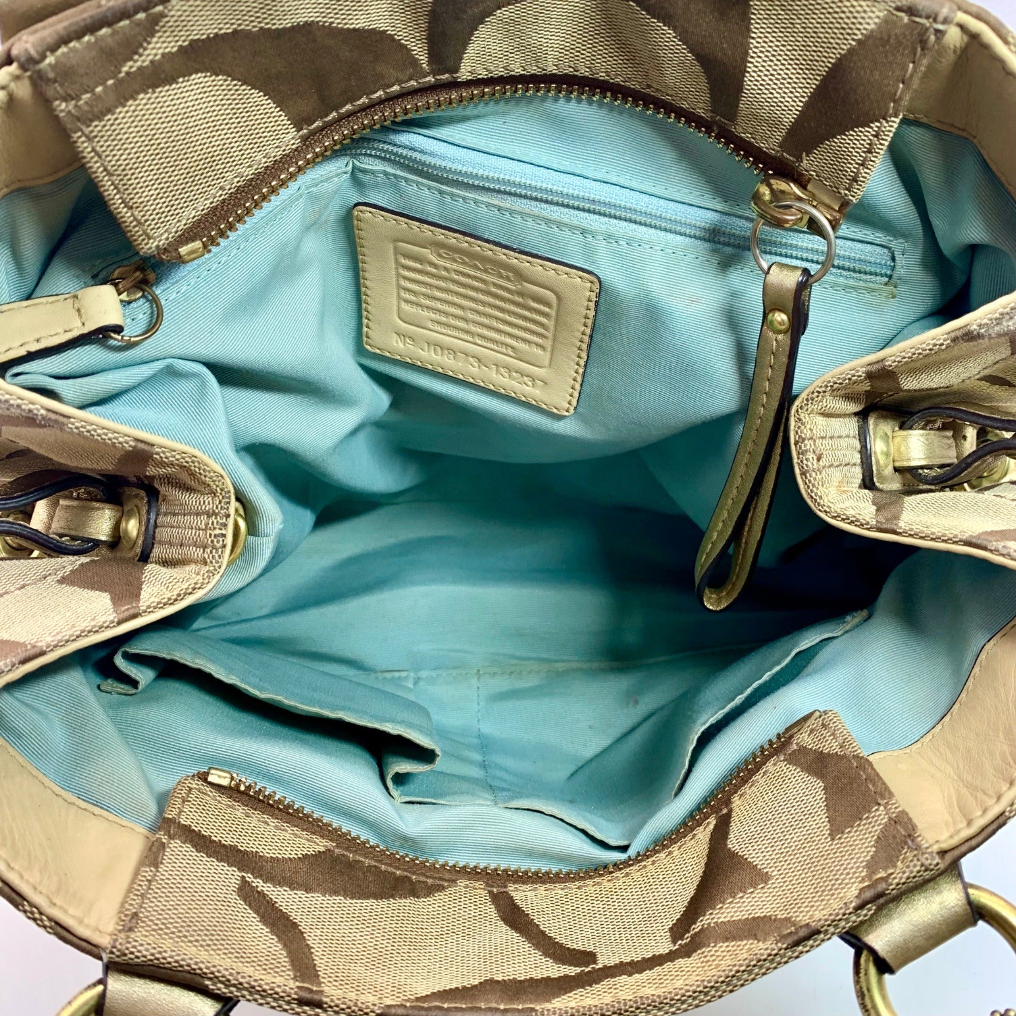 Coach Carly Signature Canvas Optic Shoulder Bag 13237