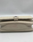 Brighton Cream Croc-Embossed Organizer Crossbody Bag