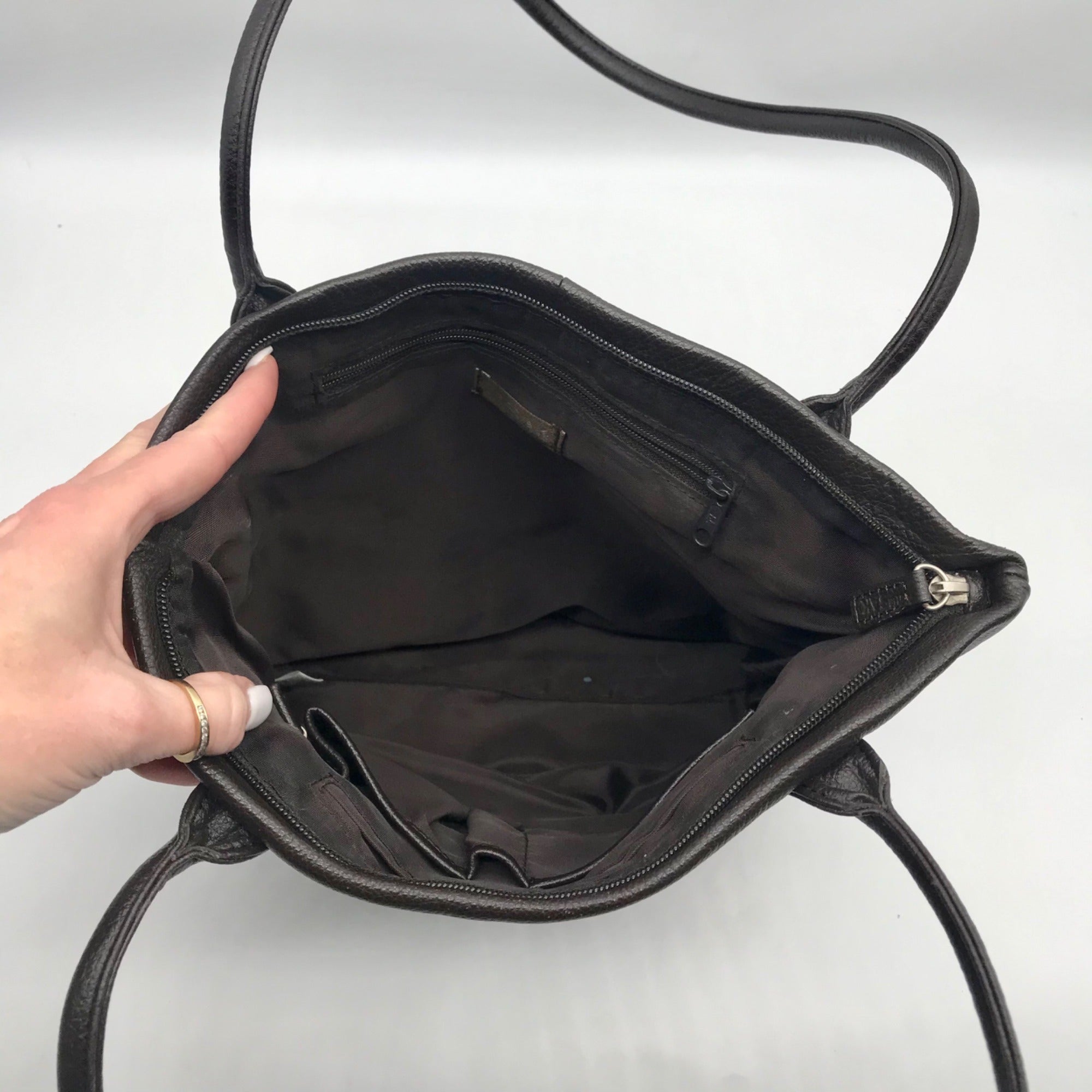 The Sak Brown Leather Tote Bag