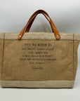 Apolis Custom "Don't Stop Believin'" Jute Market Tote