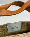 Apolis Custom "Don't Stop Believin'" Jute Market Tote