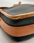 Dooney And Bourke Black Pebbled Leather Crossbody