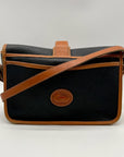Dooney And Bourke Black Pebbled Leather Crossbody