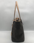 Michael Kors Jet Set Signature Coated Canvas Tote