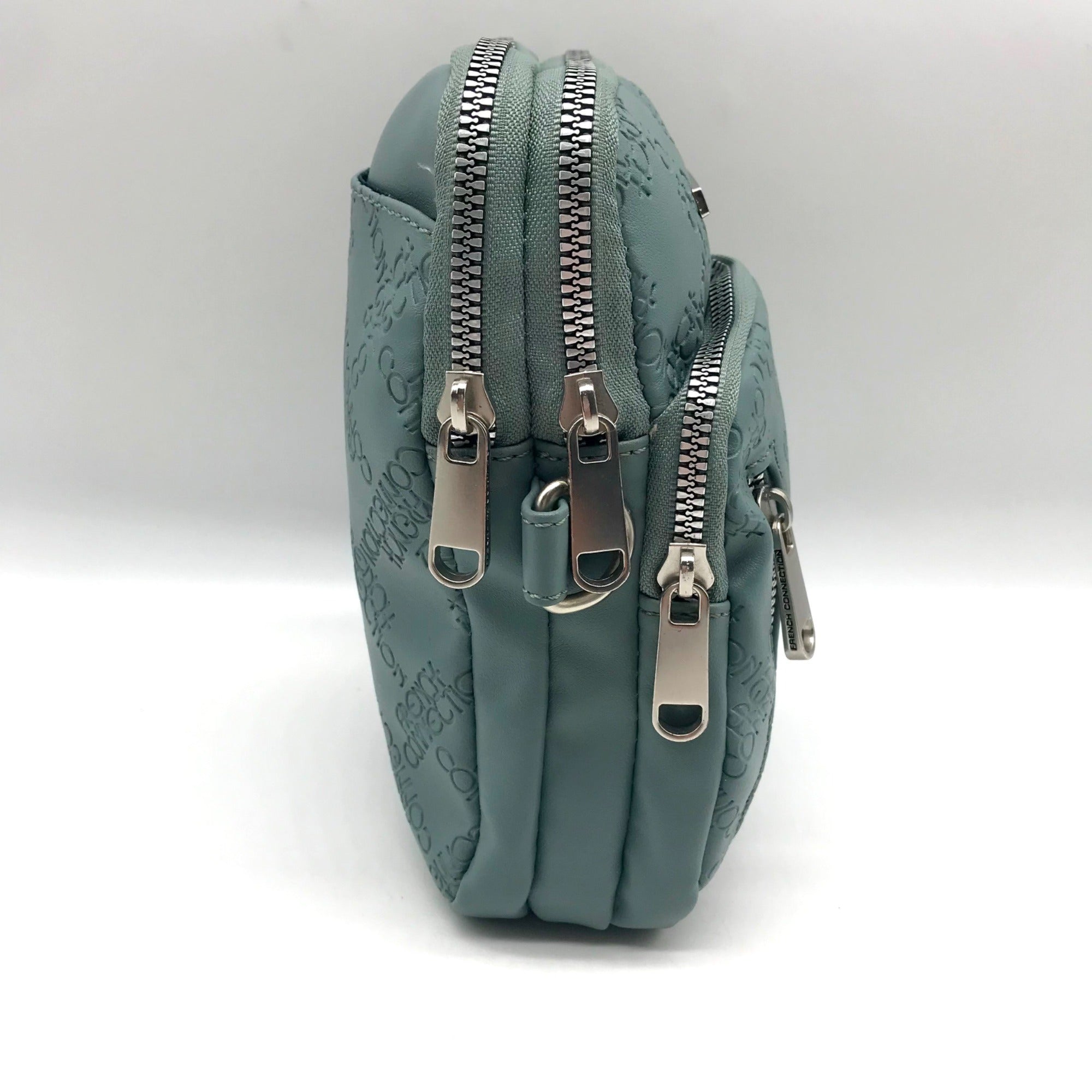 French Connection Light Blue Multi Pocket Crossbody Bag