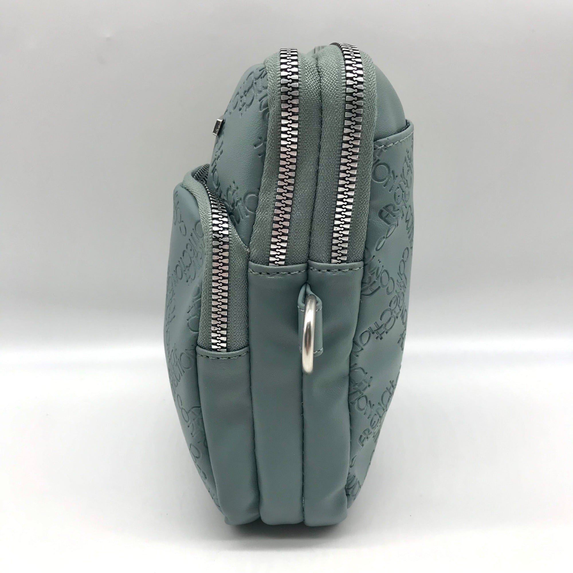 French Connection Light Blue Multi Pocket Crossbody Bag