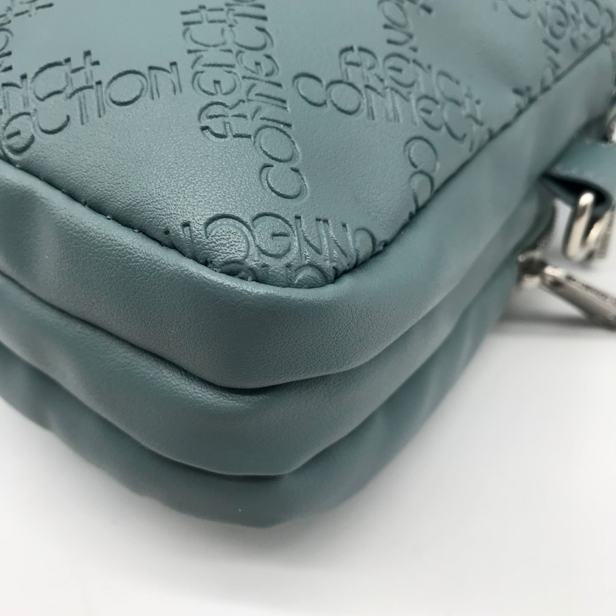 French Connection Light Blue Multi Pocket Crossbody Bag