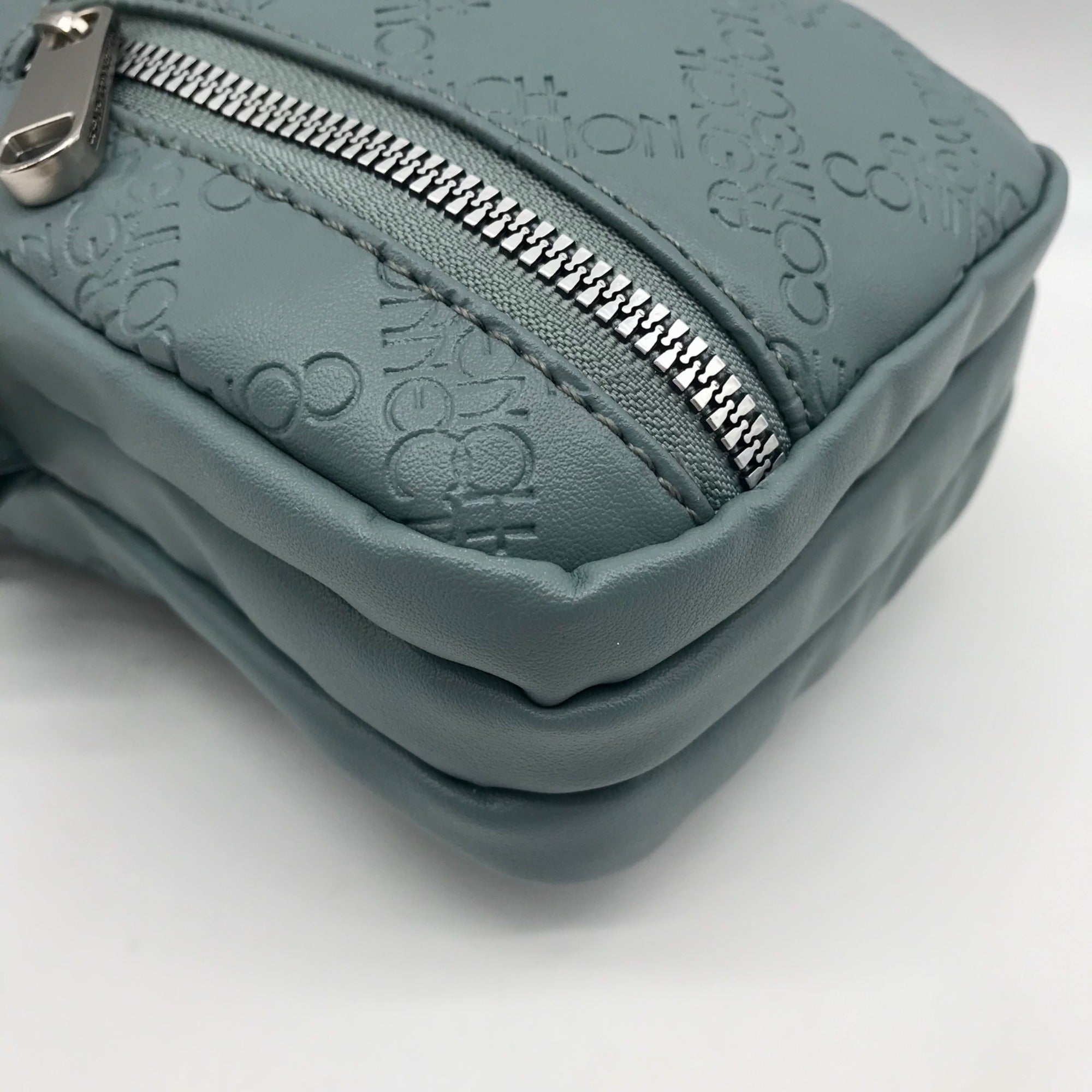 French Connection Light Blue Multi Pocket Crossbody Bag