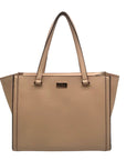 Kate Spade Regatta Court Vita Smooth Cream Leather Tote Bag