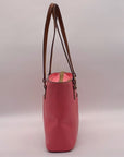 Dooney & Bourke Pink Pebbled Leather Small Shopper Tote Bag