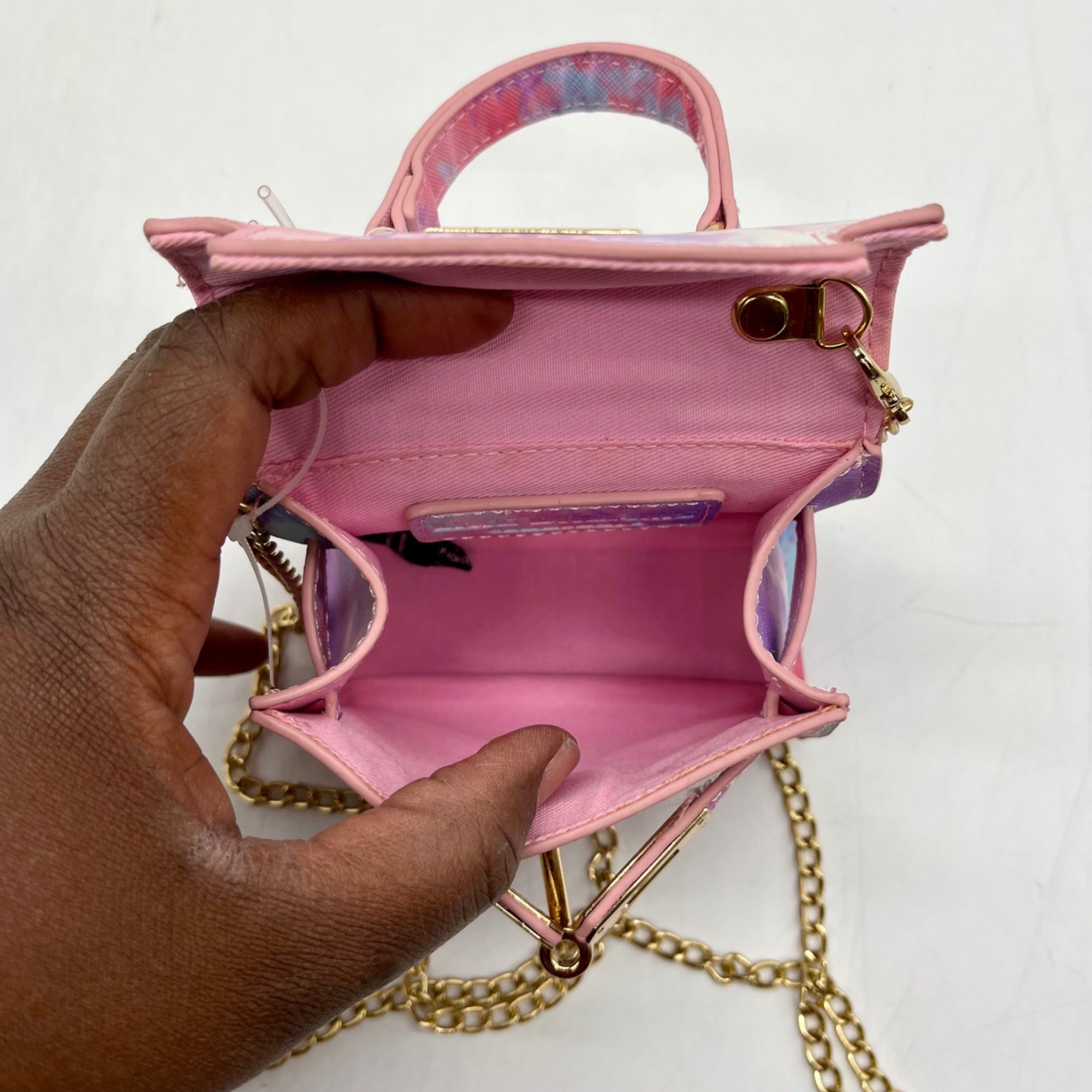 Like Dreams Multicolored Faux Leather Mini Tote Bag