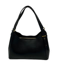 Giani Bernini Black Pebble Leather Tulip Large Tote