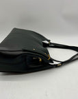 Giani Bernini Black Pebble Leather Tulip Large Tote