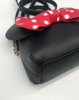 Kate Spade Black Saffiano Leather Minnie Mouse Crossbody Bag