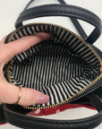 Kate Spade Black Saffiano Leather Minnie Mouse Crossbody Bag
