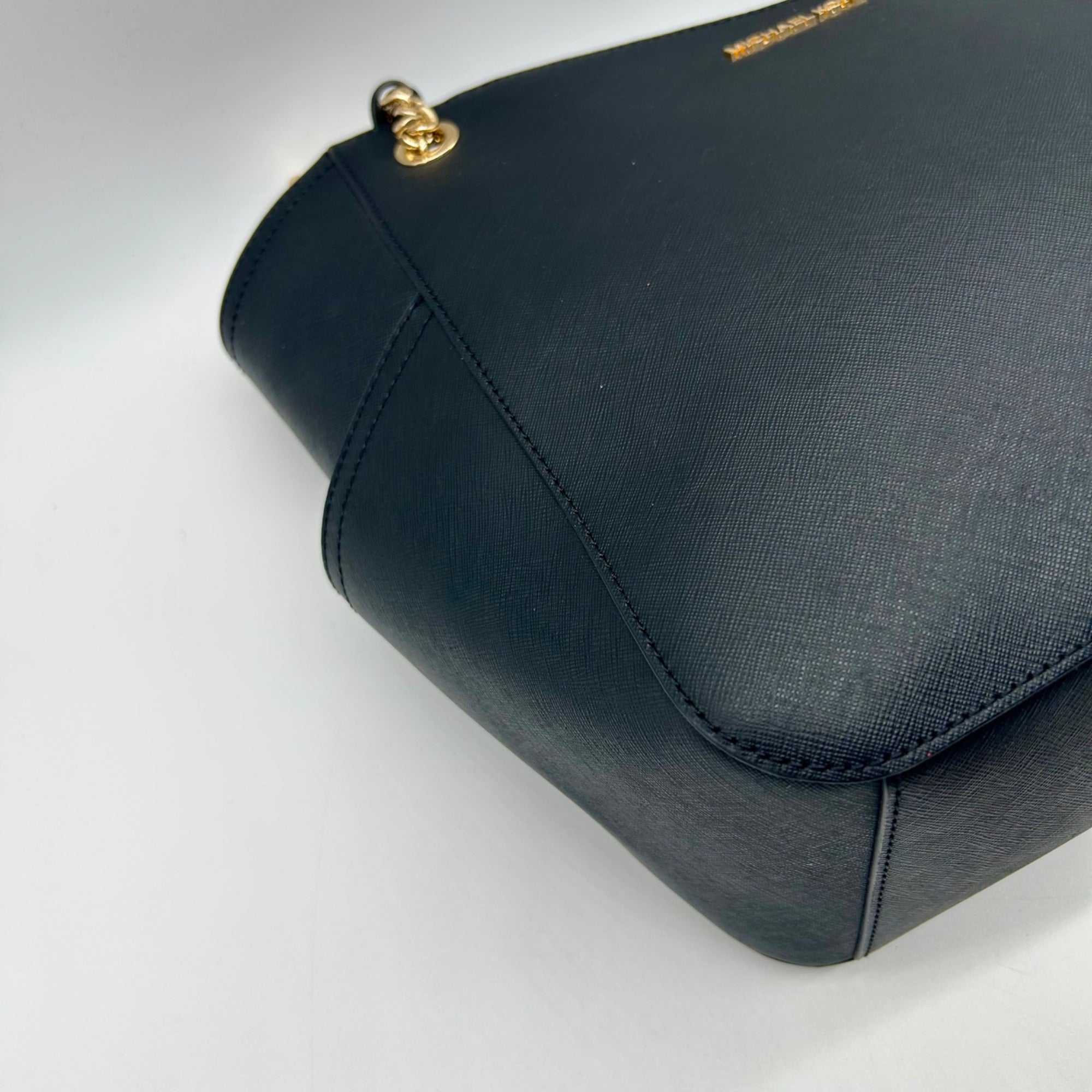 Michael Kors Black Saffiano Leather Shoulder Bag