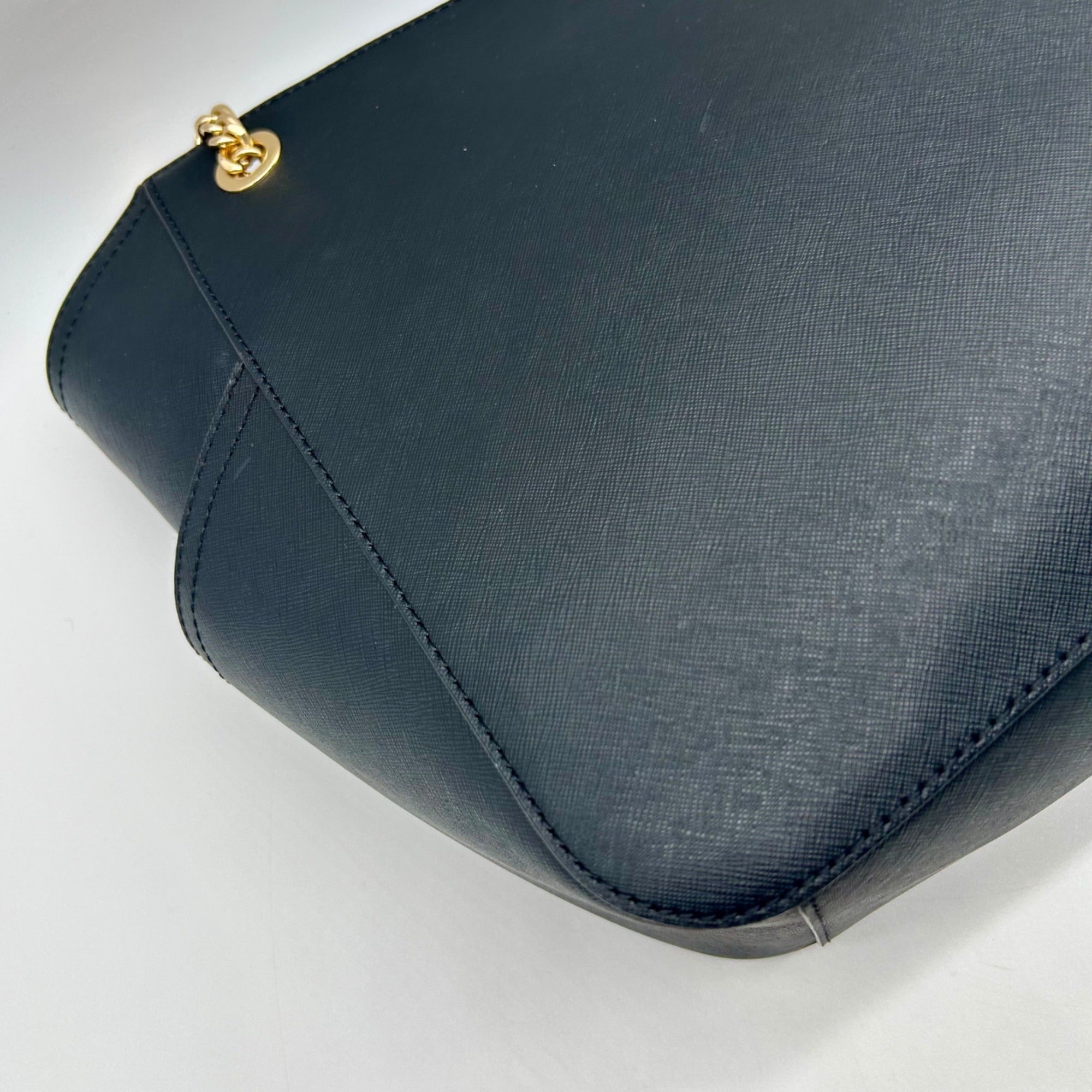 Michael Kors Black Saffiano Leather Shoulder Bag