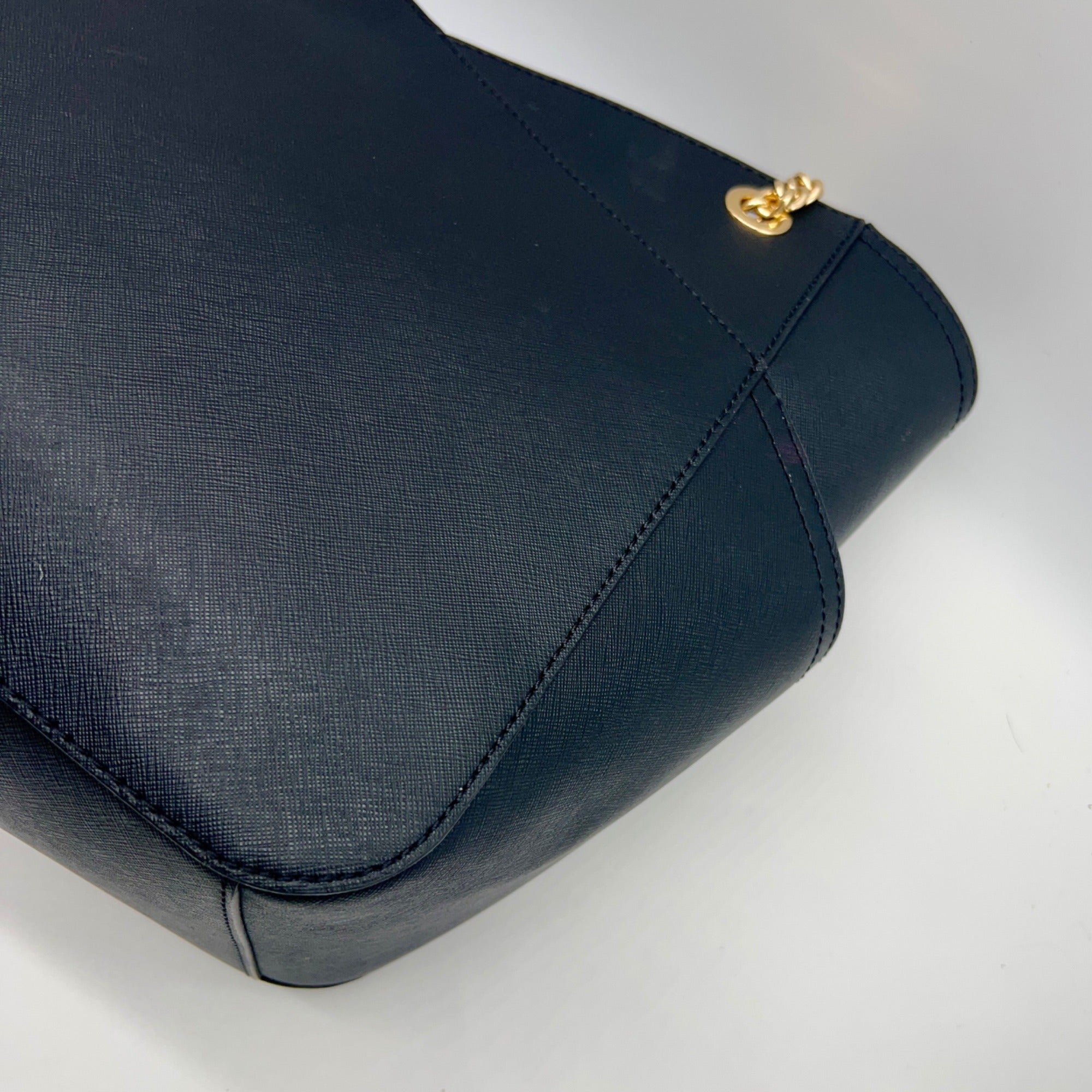 Michael Kors Black Saffiano Leather Shoulder Bag