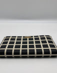 Kate Spade Black & White Saffiano Leather Neda Laurel Way Wallet