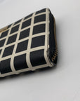 Kate Spade Black & White Saffiano Leather Neda Laurel Way Wallet