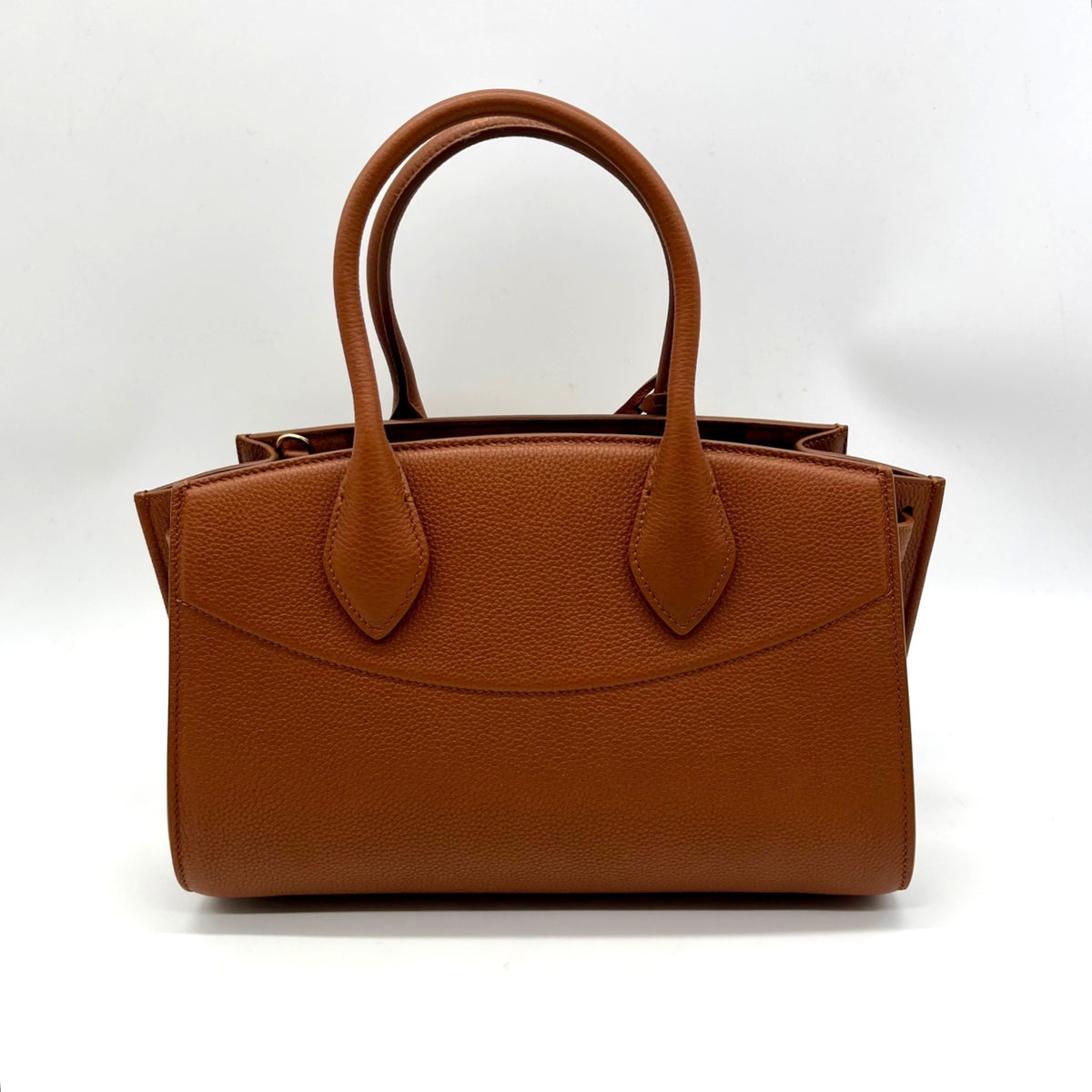 Salvatore Ferragamo The New Studio Brown Leather Shoulder Bag