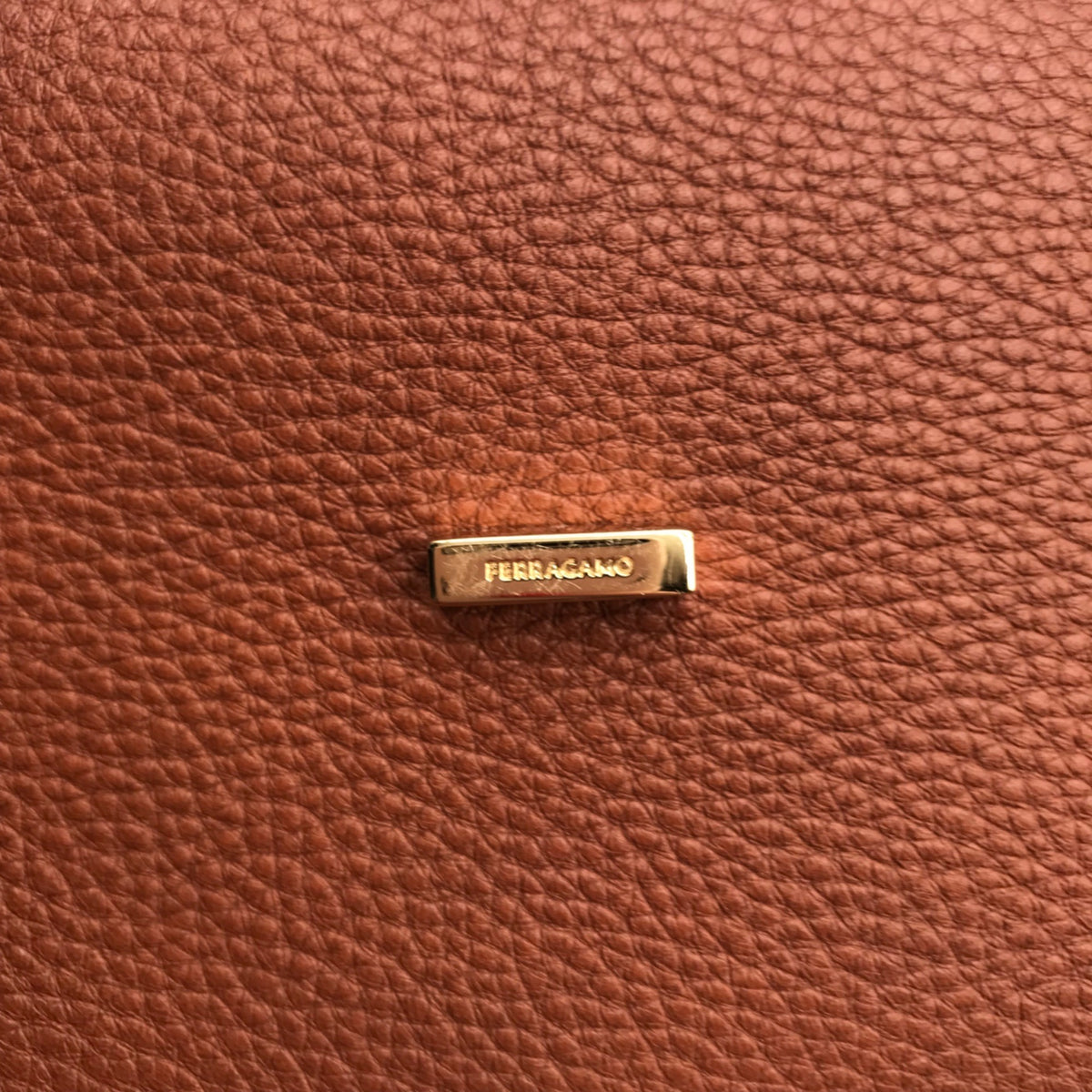 Salvatore Ferragamo The New Studio Brown Leather Shoulder Bag