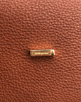 Salvatore Ferragamo The New Studio Brown Leather Shoulder Bag