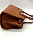 Salvatore Ferragamo The New Studio Brown Leather Shoulder Bag