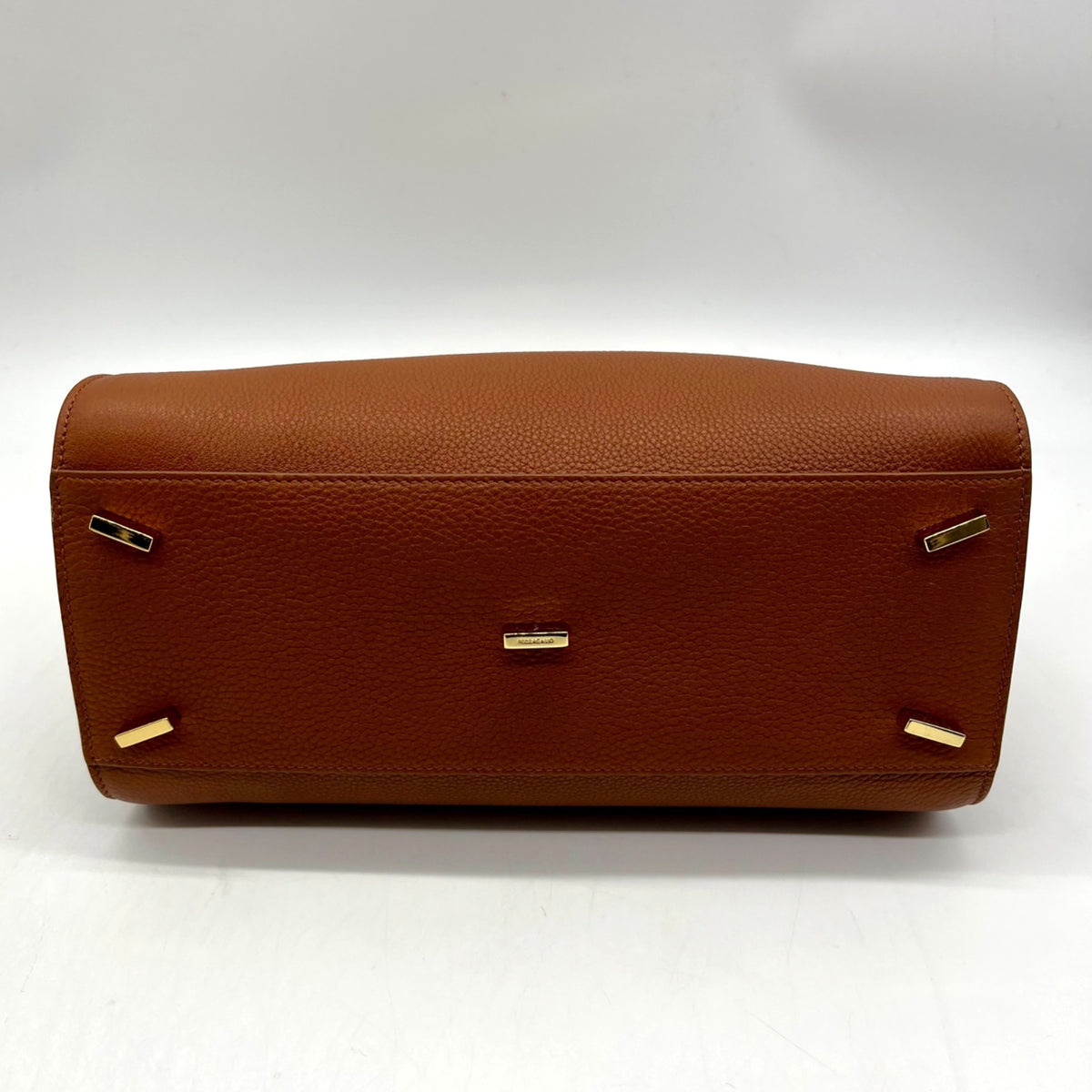 Salvatore Ferragamo The New Studio Brown Leather Shoulder Bag