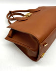 Salvatore Ferragamo The New Studio Brown Leather Shoulder Bag