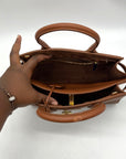 Salvatore Ferragamo The New Studio Brown Leather Shoulder Bag