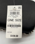 I.N.C. International Concepts Black East West Embellished Minaudiere Convertible Clutch