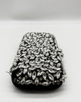 I.N.C. International Concepts Black East West Embellished Minaudiere Convertible Clutch
