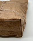 Juicy Couture Beige Faux Leather Tote Bag