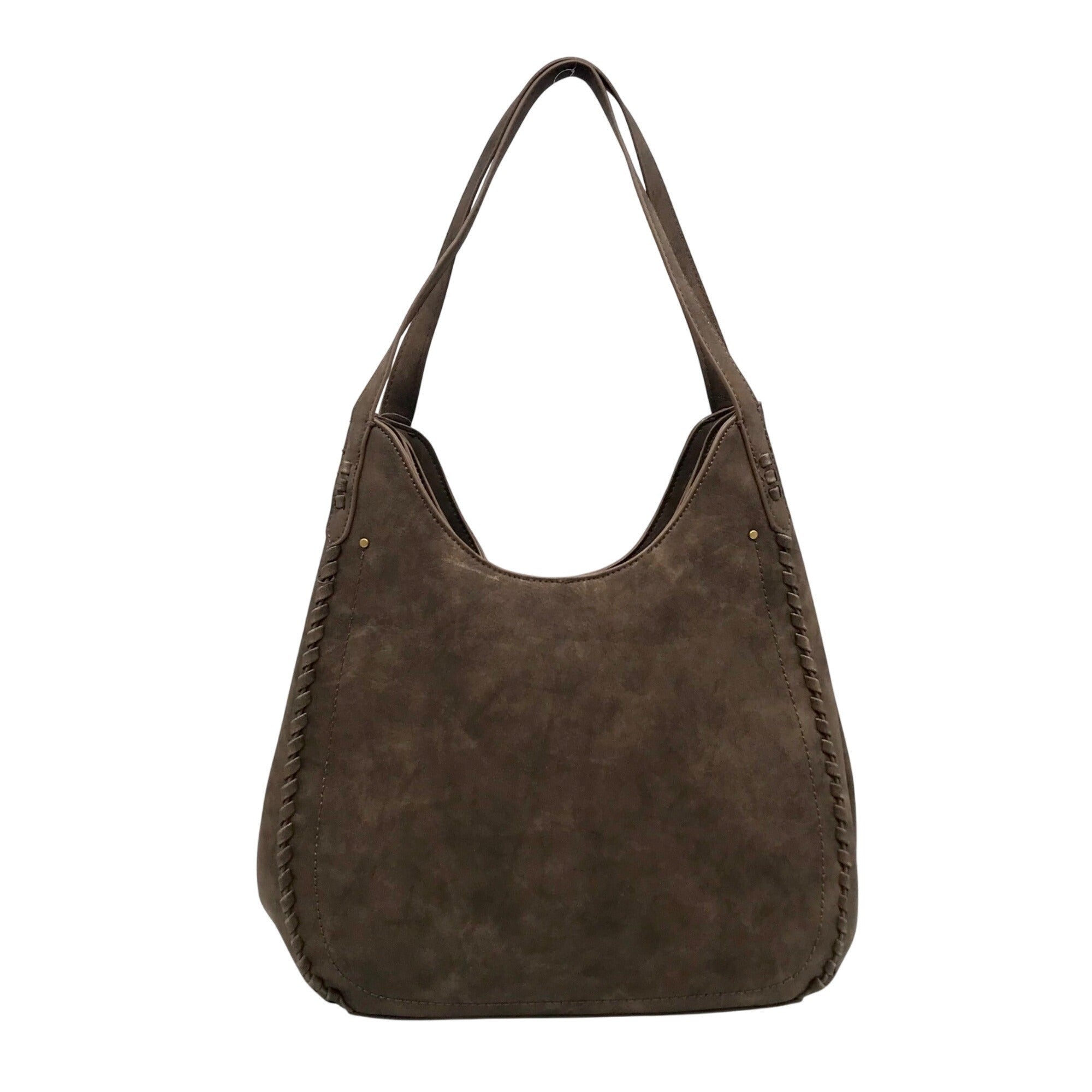 Style &amp; Co Chocolate Whip-Stitch Soft 4-Poster Tote
