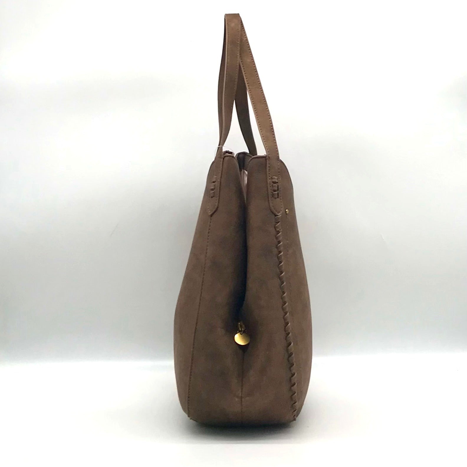 Style &amp; Co Chocolate Whip-Stitch Soft 4-Poster Tote