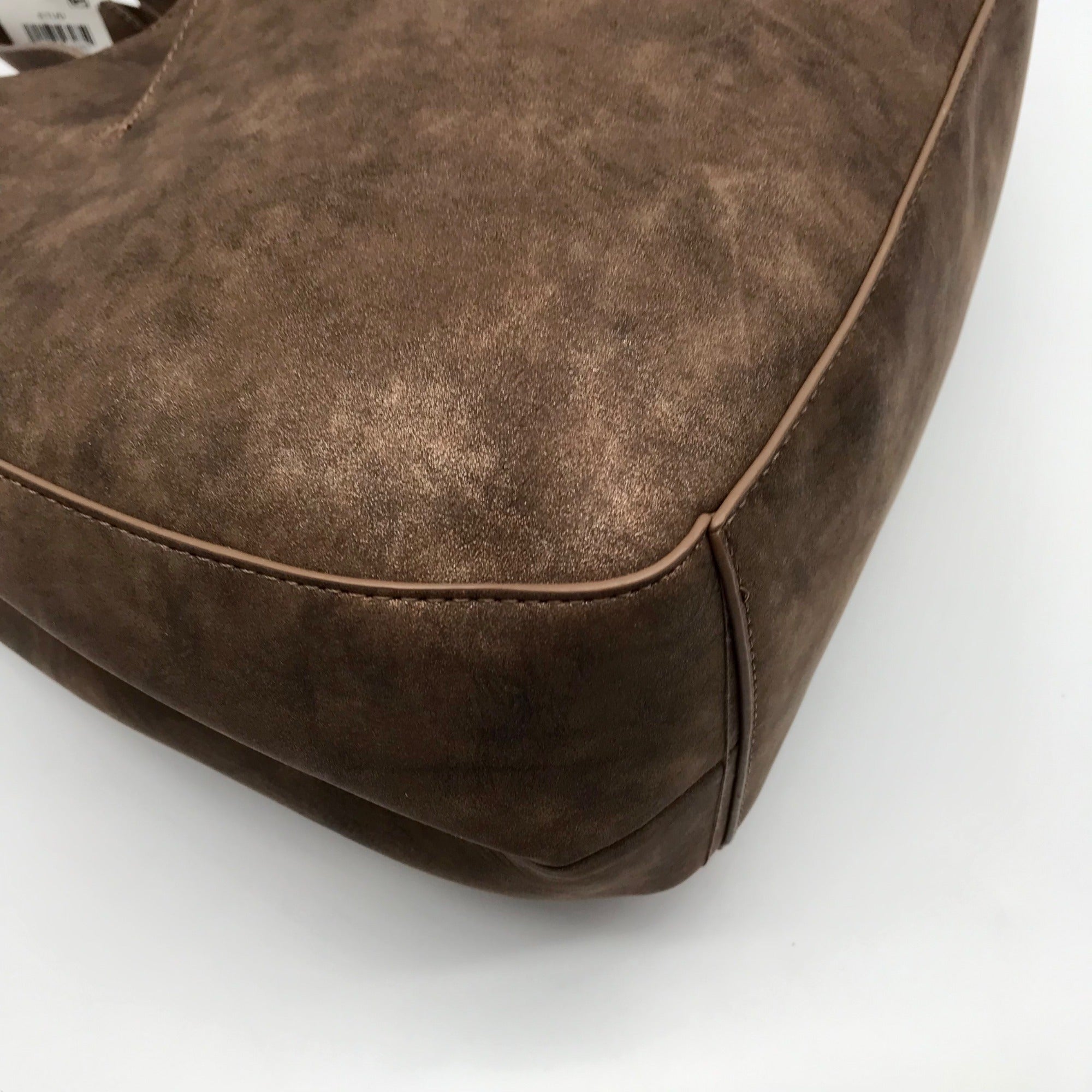 Style &amp; Co Chocolate Whip-Stitch Soft 4-Poster Tote