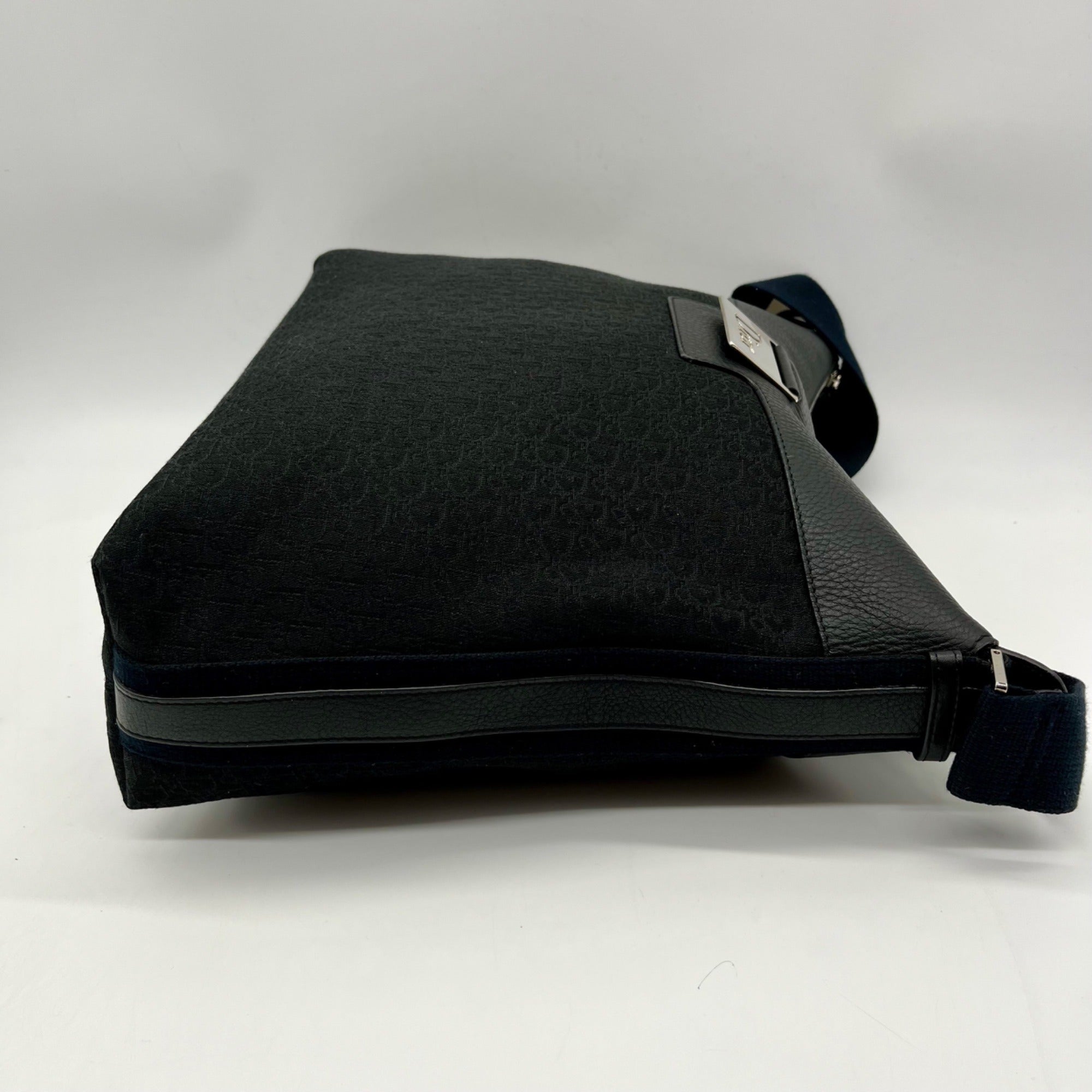 Dior Black Nylon Oblique Street Chic Messenger Bag