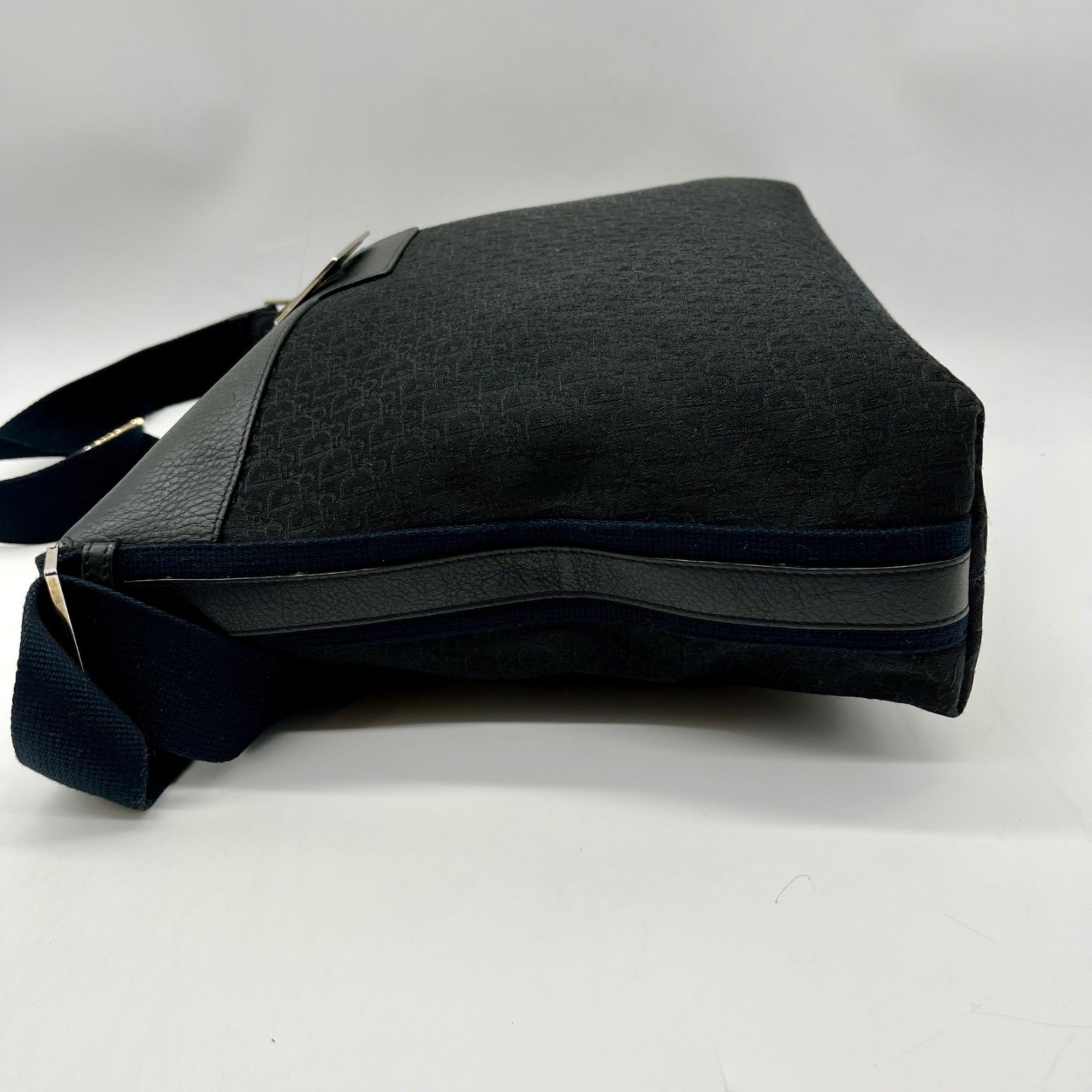 Dior Black Nylon Oblique Street Chic Messenger Bag