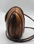 Timmy Woods Handcarved Shell Shaped Arcadia Wood Crossbody