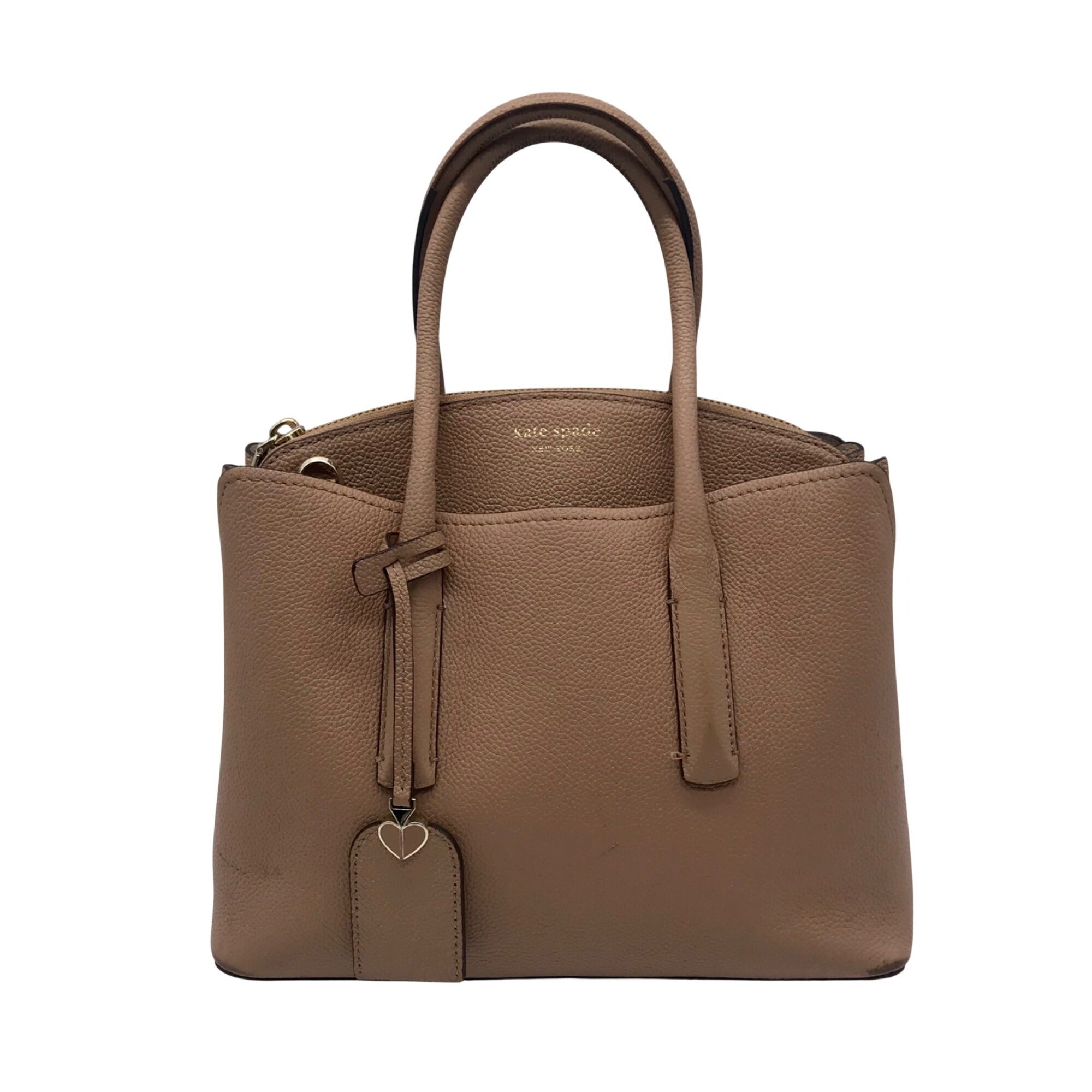 Kate Spade Tan Leather Margaux Satchel
