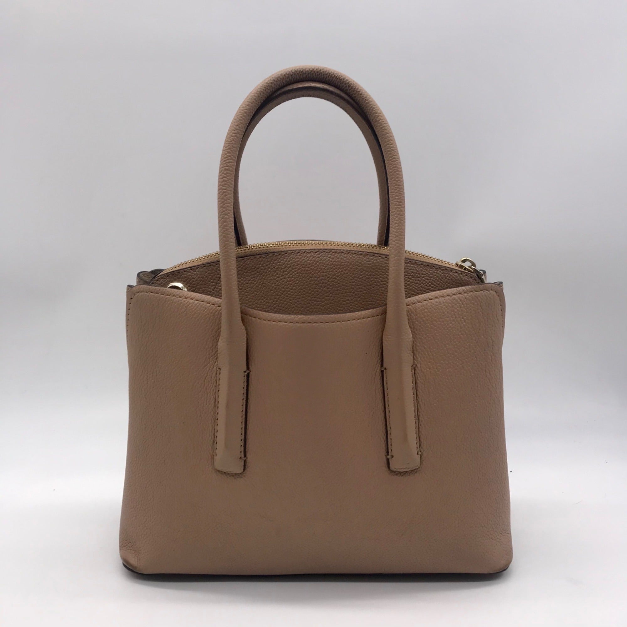 Kate Spade Tan Leather Margaux Satchel